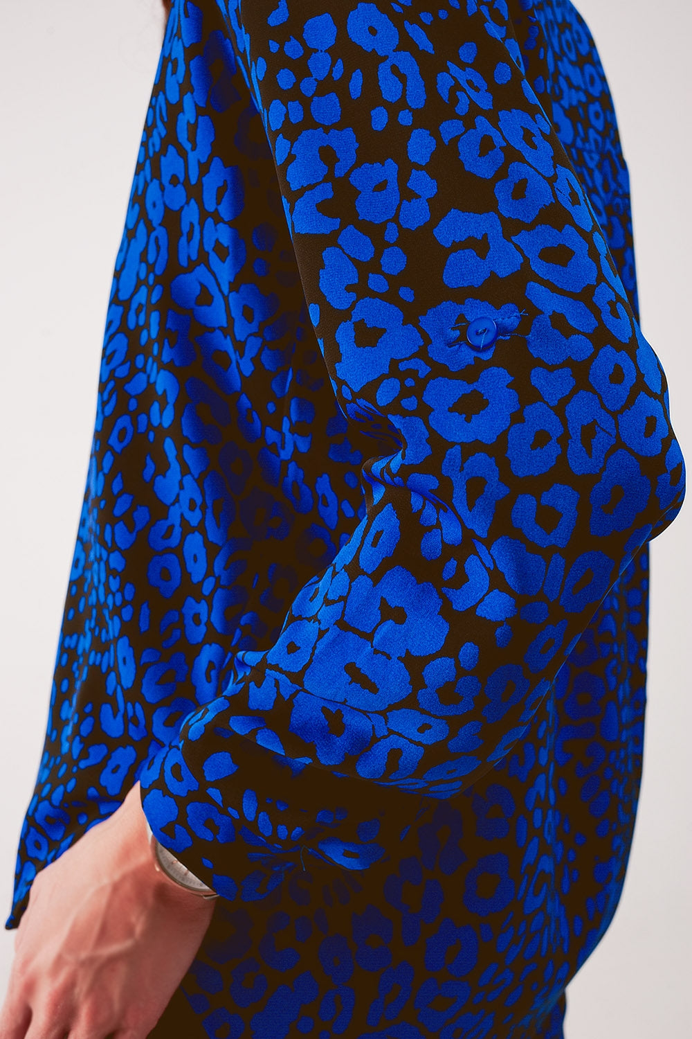 Camisola animal em azul