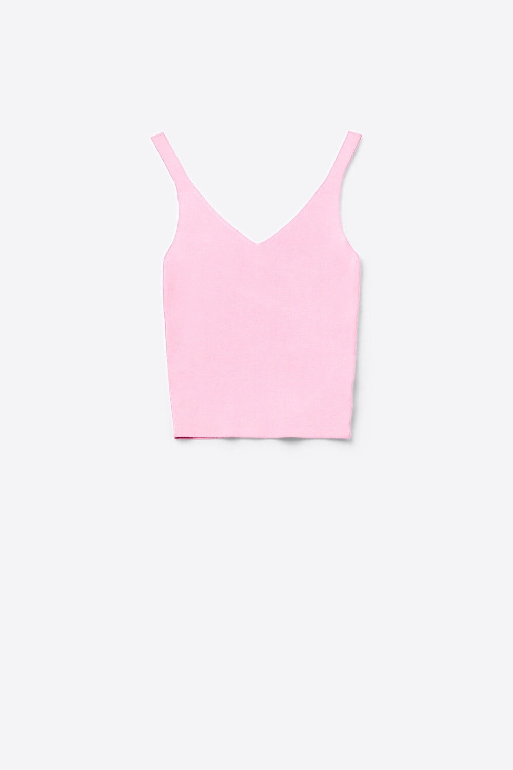 Comfy Ribbed knitted Tank Top in pink