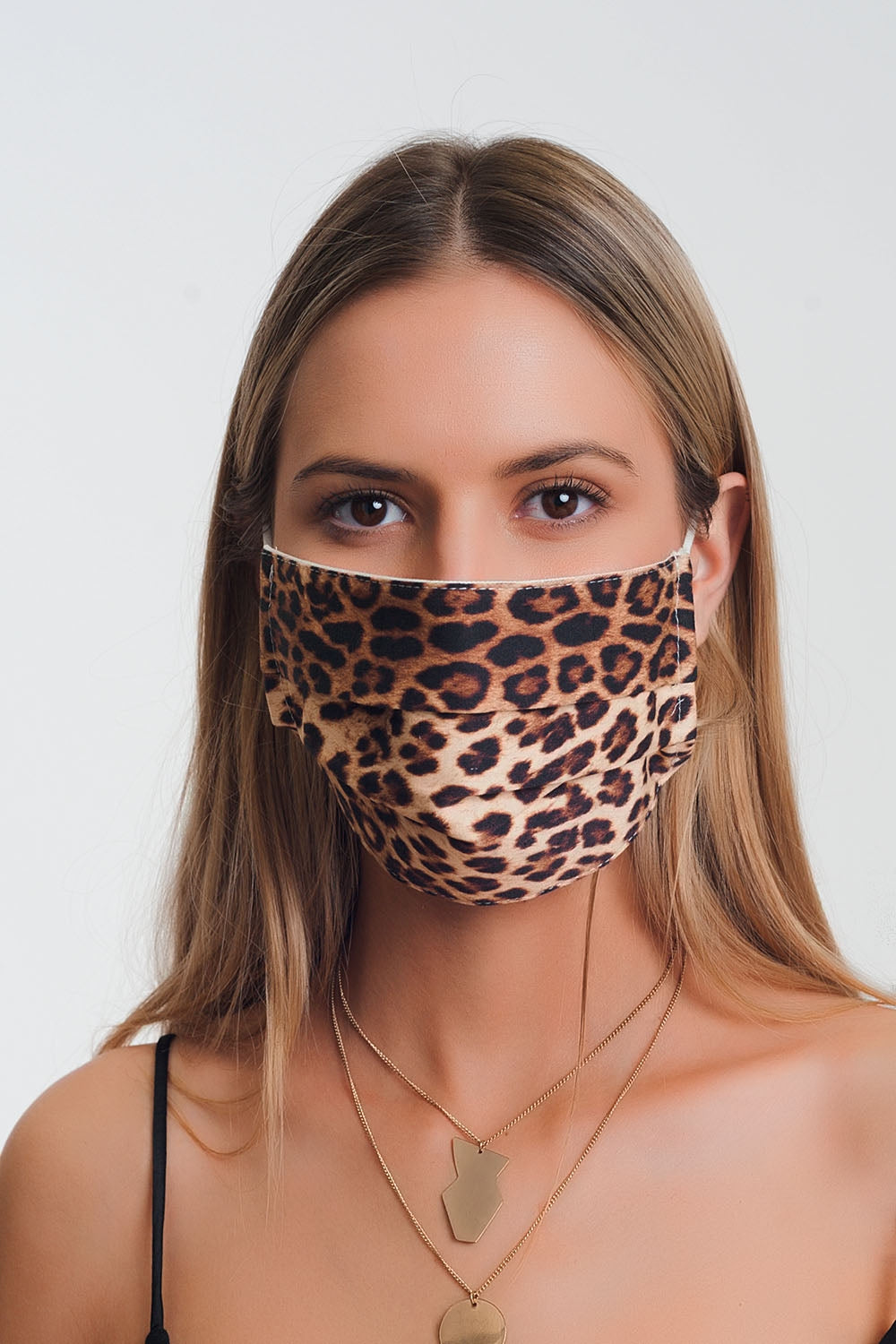 2 PACK Leopard Mix Print Mask