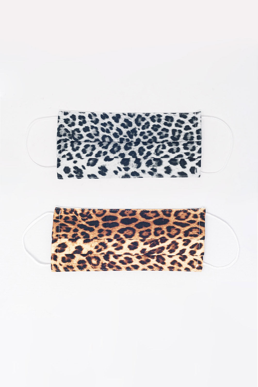 Q2 2 PACK Leopard Mix Print Mask