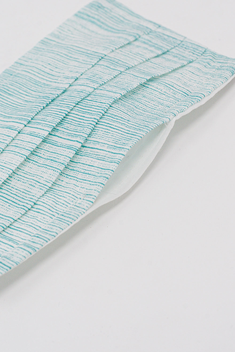 2 PACK organic cotton printed turquoise Mask