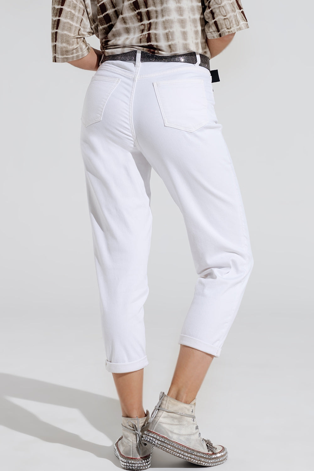 Calça de ganga Skinny Basic Branca