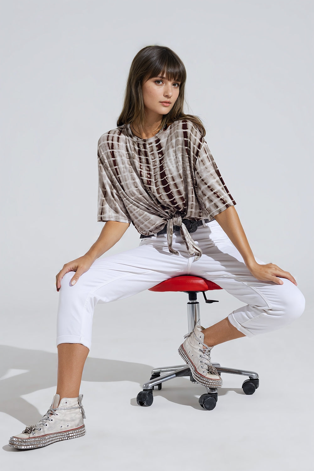 Calça de ganga Skinny Basic Branca
