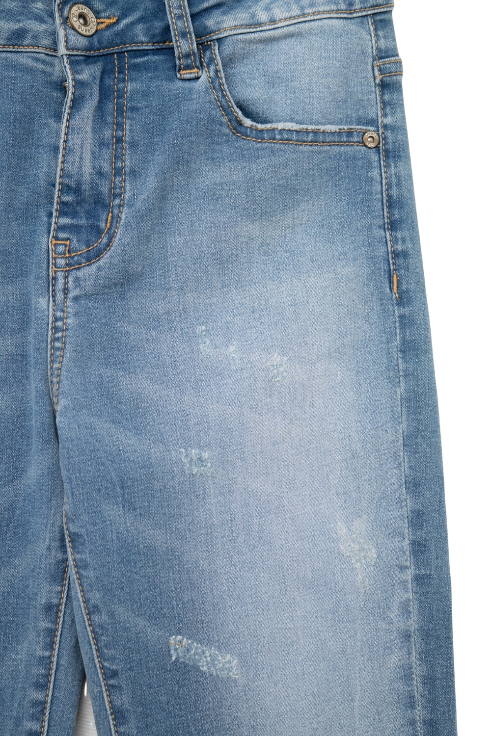 Basic Stretchy Skinny Jeans in Mid Wash