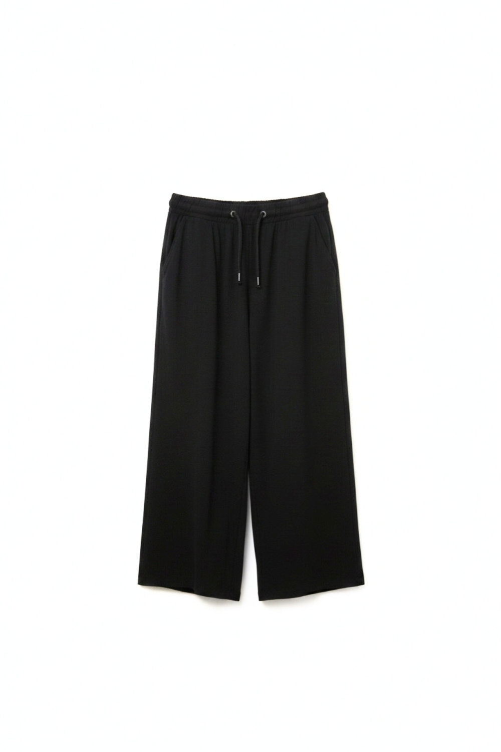 Q2 Black wide leg joggers