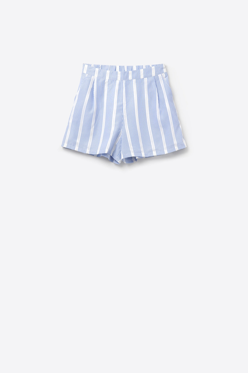 Calções Azul e Branco com bolsos laterais