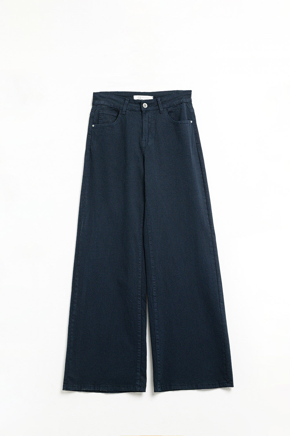 Q2 Dark blue Straight Pants wide leg