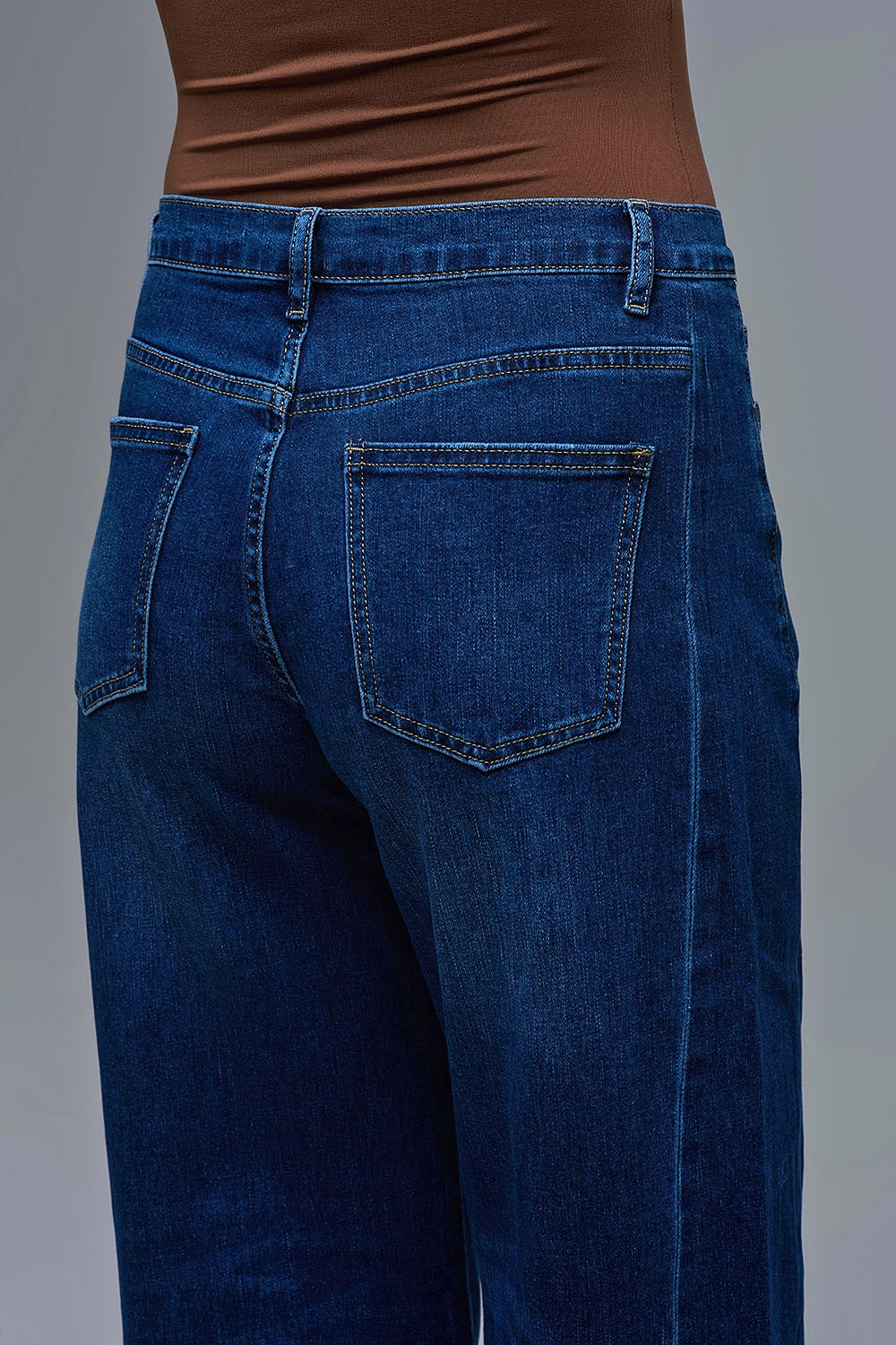 Extra Wide Leg Jeans in Dark Wash