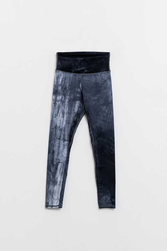 Q2 Midnight Blue Tie-Dye High Waist Leggings