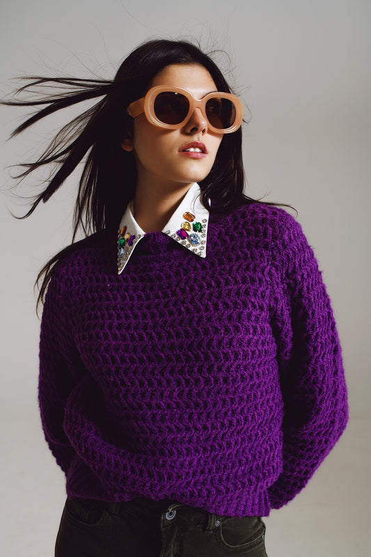 Óculos de sol circulares grandes em bege