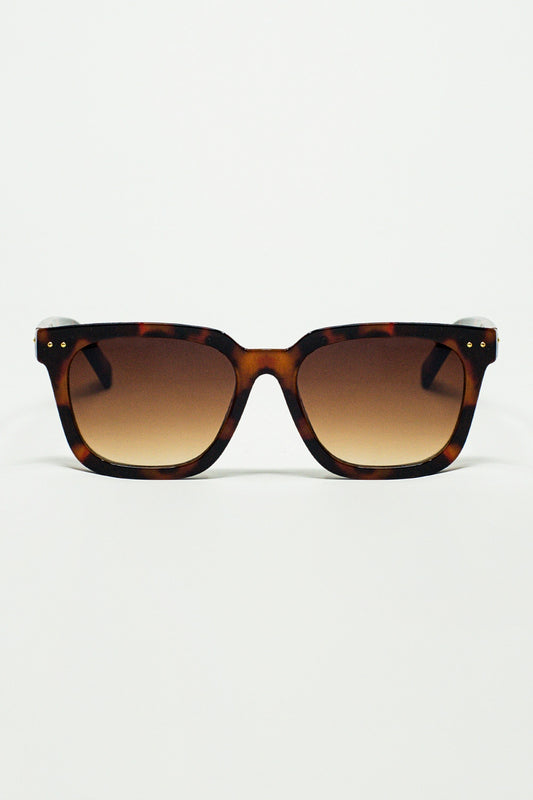 Q2 Polarised Sunglasses Brown Lens