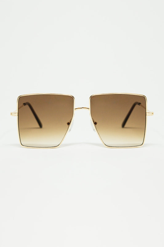 Q2 square and minimalist sunglasses