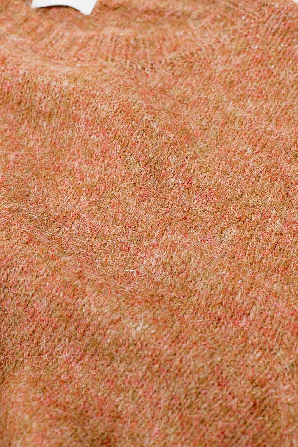 standaard pasvorm zachte gebreide trui in camel