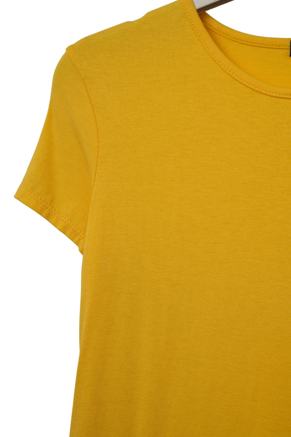 Vibrant Yellow T-Shirt with Crew Neckline