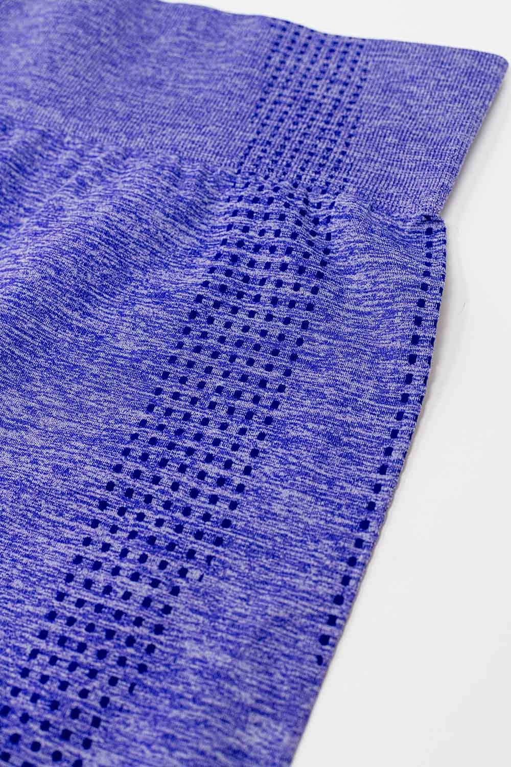 Violette naadloze leggings